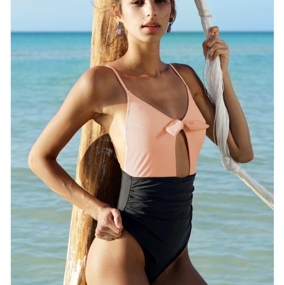 Cupshe honey bow knot one piece